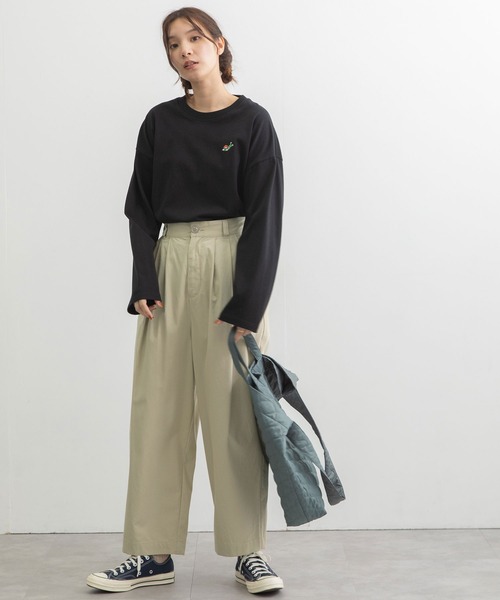 POU DOU DOU（プードゥドゥ） パンツ 2タックワイドパンツ レディース