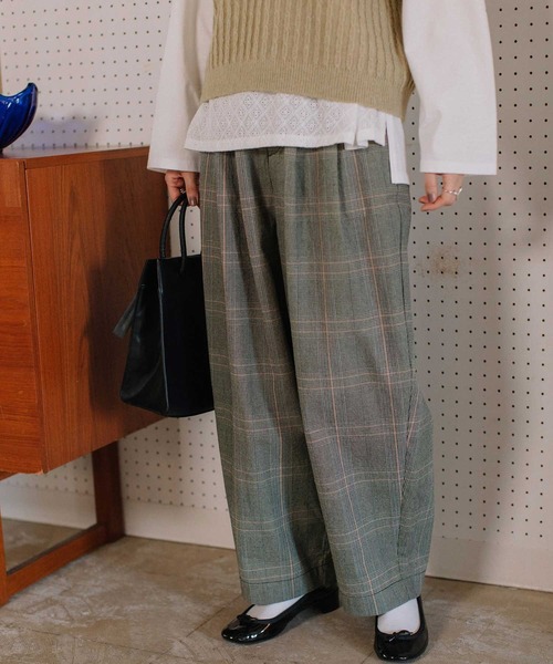 POU DOU DOU（プードゥドゥ） パンツ 2タックワイドパンツ レディース