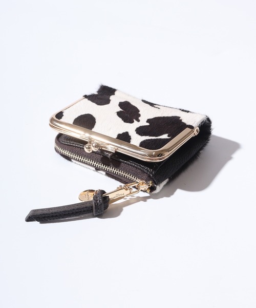 FUNALIVE 財布 Pisoraro ハラコ がま口ミニ財布 レディース : ZOZOTOWN  