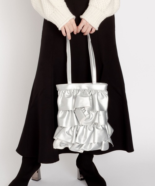 SVEC トートバッグ ティアード フリル レディース : ZOZOTOWN Yahoo!店