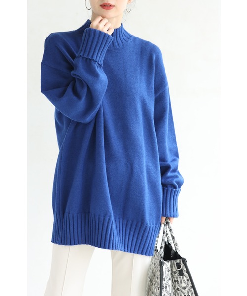 pinue シアーボーダーニットトップスblueberry即購入⭕️インナーセット pinue シアーボーダーニットトップスblueberry即購入