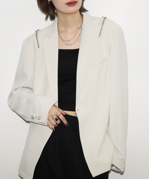 REGIEVO（レジエボ） ジャケット テーラードジャケット 1Bピークド