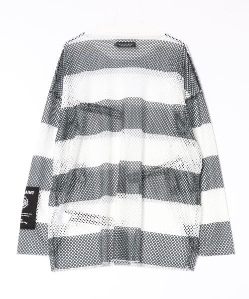 JUGLANS（ユグランス） tシャツ 「PSYCHO NATION」メッシュボーダー