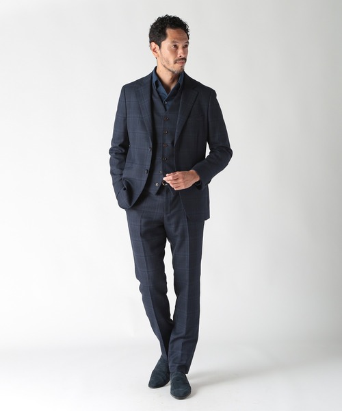 MEN'S BIGI（メンズビギ） スラックス 「ACTIVE TAILOR」ホップサック