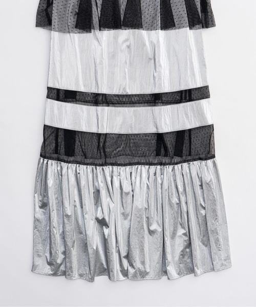 MAISON SPECIAL ワンピース Dot Pattern Tulle One-piece Dress/ドット 