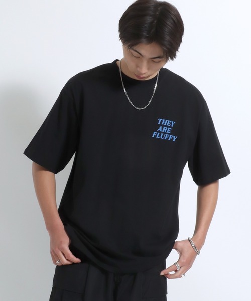 tシャツ 別注カラー キャット・ドッグ アニマルフォトプリント