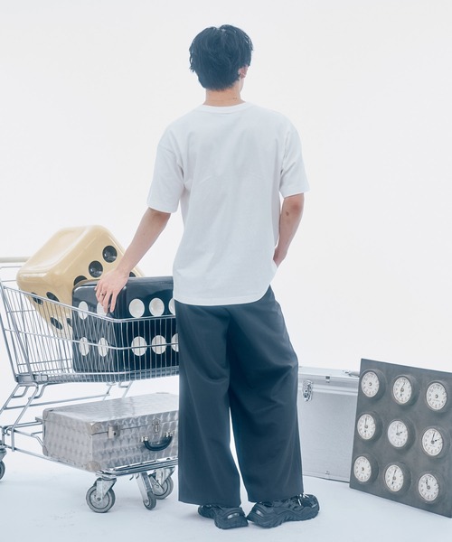 [CODEGRAPHY]24H Vネック マンツーマンTシャツ_NAVY★在庫あり codegraphy tシャツ 「日本限定商品」 24H TRACK OVER FIT V
