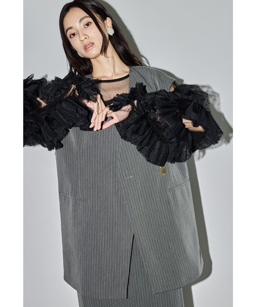 パーティーや結婚式のドレスに！【新品未使用】エリザベッタ・フランキのセットアップ ELISABETTA FRANCHI(エリザベッタ フランキ) パーティードレス