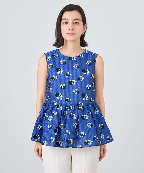 ANAYI チェーン柄ジャガードアンサンブル