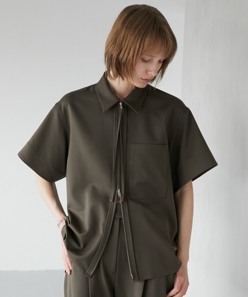 la peau de gem完売商品　 toggle blouse ブラウン la peau de gem完売商品 toggle blouse ブラウン la peau de gem完売