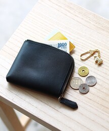 SLOW×BEAMS別注 二つ折りジップウォレット BEAMS JAPAN 財布 A-LOOK / 別注 ジップ ウォレット メンズ