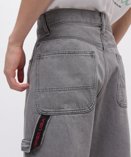 avirex⭐︎XL アヴィレックス ペインターパンツ ストライプ ワークデニム avirex⭐︎XL アヴィレックス ペインターパンツ ストライプ