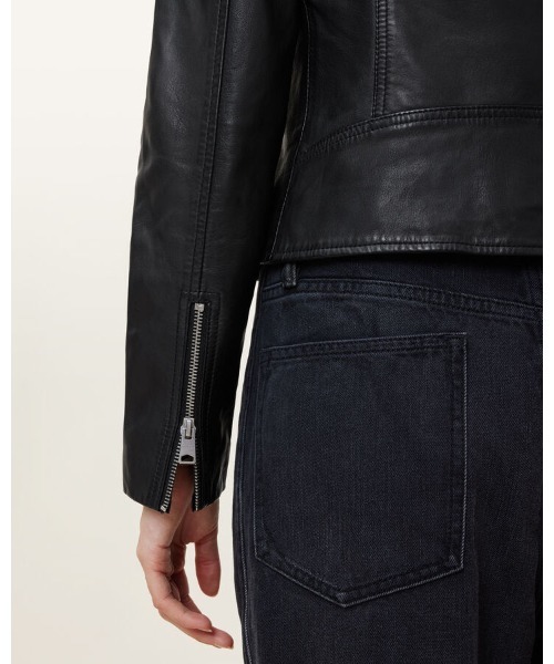 ALLSAINTS レザージャケット ライダース VELA SLIM FIT LEATHER BIKER