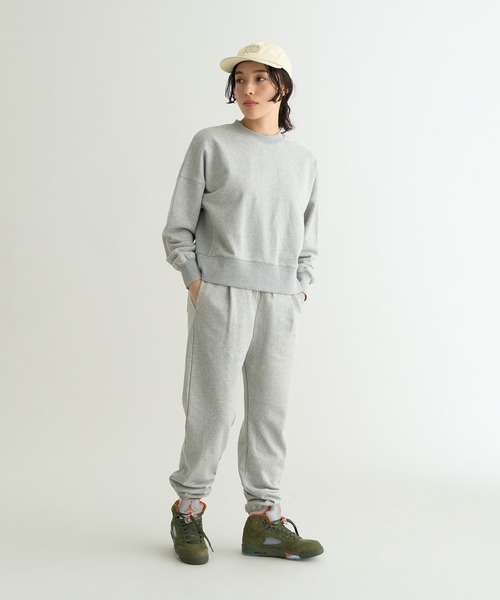 NANGA グレー スウェット ユニセックス NANGA（ナンガ） トレーナー スウェット ECO HYBRID SWEATSHIRT W