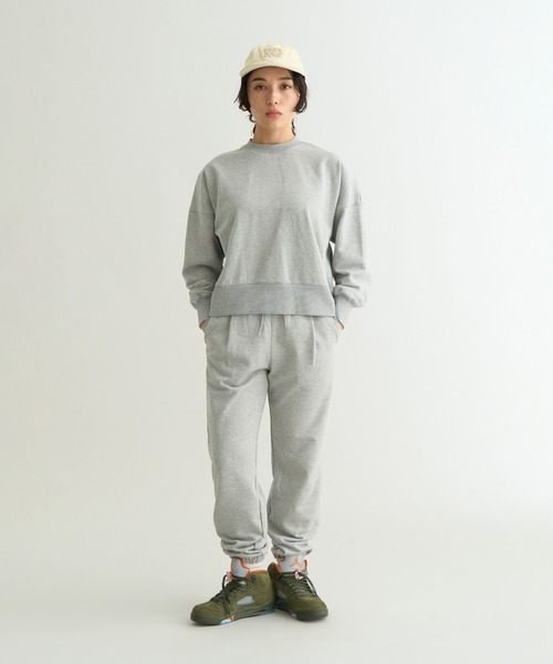 NANGA グレー スウェット ユニセックス NANGA（ナンガ） トレーナー スウェット ECO HYBRID SWEATSHIRT W