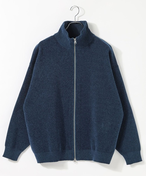 RAGEBLUE セーター ニット Zip up high gauge chenille drivers