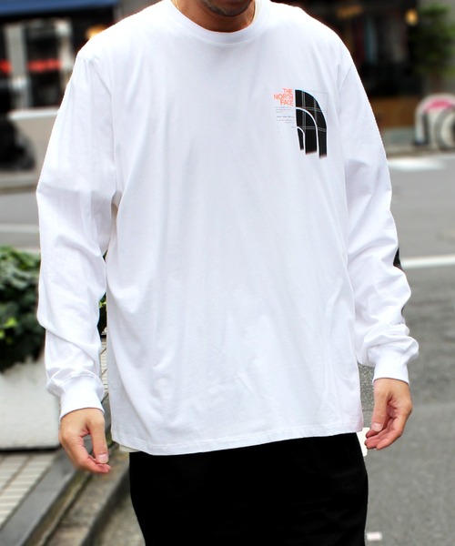 THE NORTH FACE Tシャツ 長袖 ロゴ NF0A86WW THE NORTH FACE tシャツ 「THE FACE」ノースフェイス M L/S