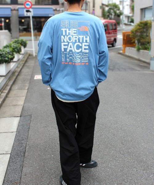 THE NORTH FACE tシャツ 「THE FACE」ノースフェイス M L/S