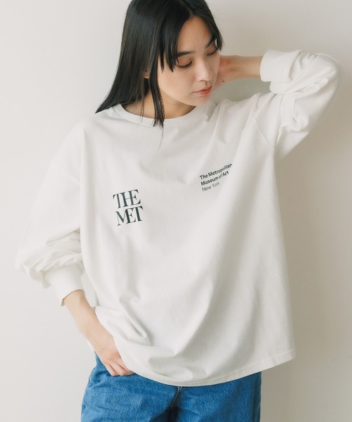 tシャツ 「THE MET」The Great Wave，from the series Thirty-six Views of Mount Fuji