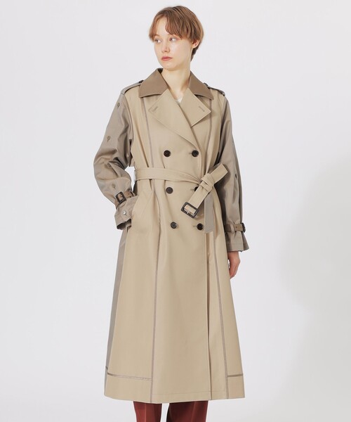 LOVELESS トレンチコート LOVELESS トレンチコート コート ブロッキングトレンチコート