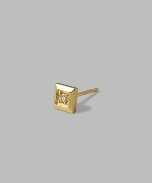 4℃（ヨンドシー） ピアス 「The Tidal」K10イエローゴールド