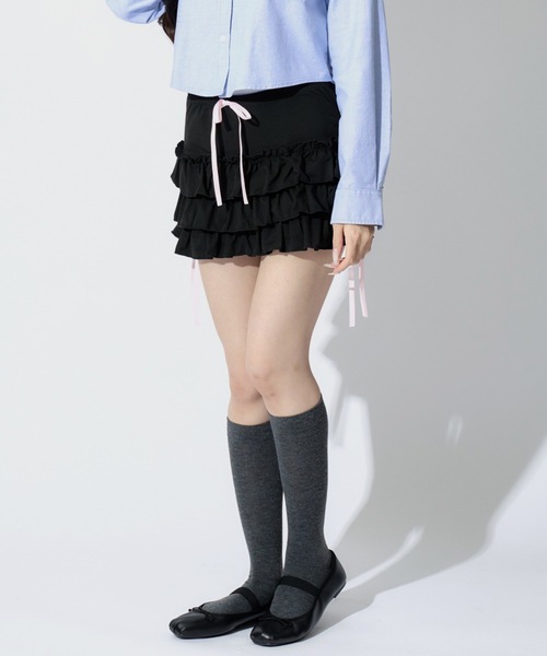 ALLuRing ChaRm スカート Ribbon Balloon Skirt / リボンバルーンミニ