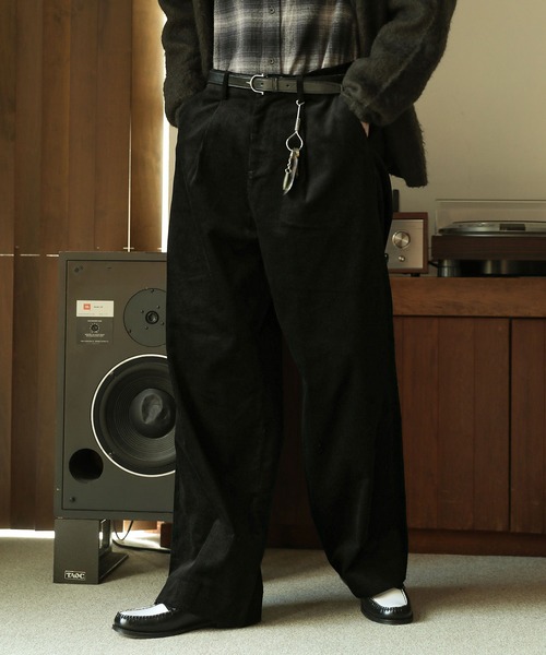 Bleme スラックス クラシック ヘビーコーデュロイ ワイドスラックス