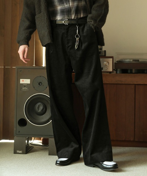 Bleme スラックス クラシック ヘビーコーデュロイ ワイドスラックス