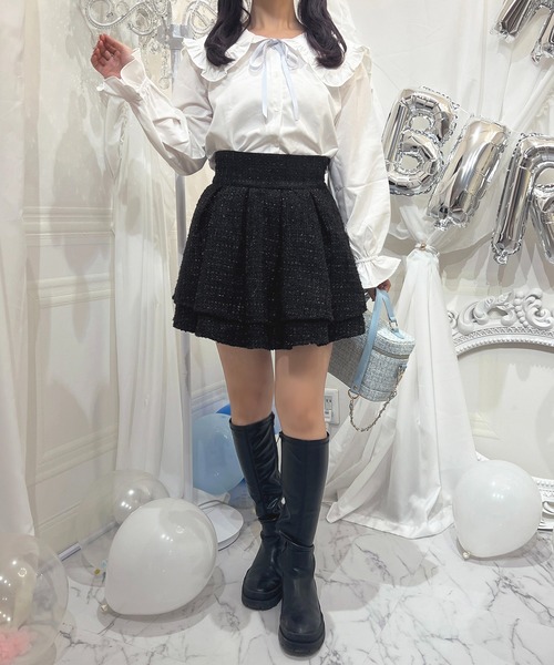 apres jour（アプレジュール） ブラウス シャツ 「選べる2本の紐付き