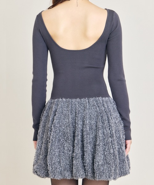 EIMY ISTOIRE（エイミーイストワール） ワンピース ボートネック