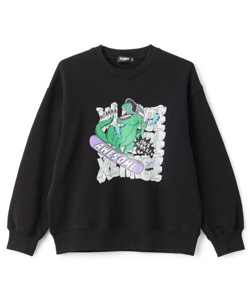 スノーボード　トレーナー XLARGE KIDS トレーナー スノーボードT-REXトレーナー キッズ