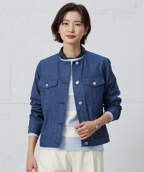 ジェイプレス　デニムストレッチジャケット J.PRESS（J.プレス） ジーンズ 「JAPAN MADE DENIM」ストレッチ