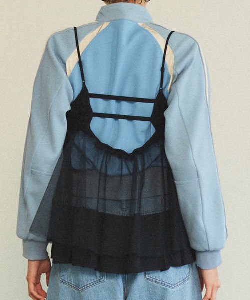 MAISON SPECIAL ブラウス シャツ See-through Tulle Tunic