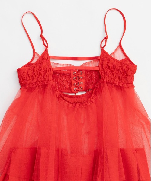 【新品未使用】メゾンスペシャル　トップス　夏　tulle tunic MAISON SPECIAL(メゾンスペシャル)｜See-through Tulle Tunic