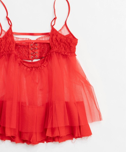 MAISON SPECIAL ブラウス シャツ See-through Tulle Tunic