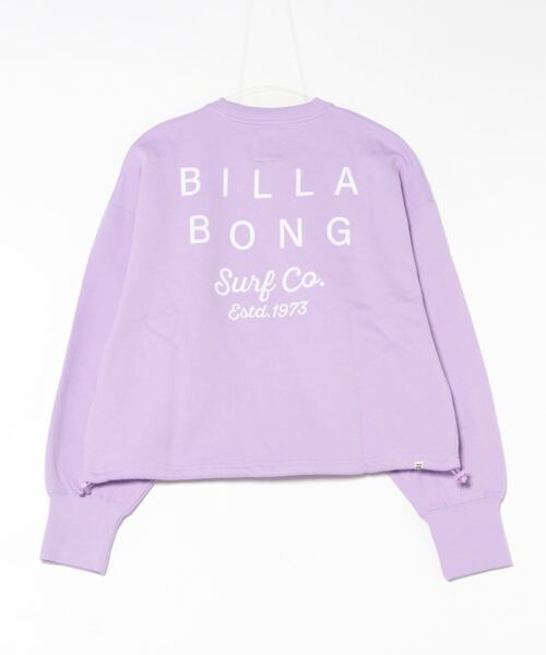 BILLABONG トレーナー スウェット レディース CLEAN LOGO SWEAT