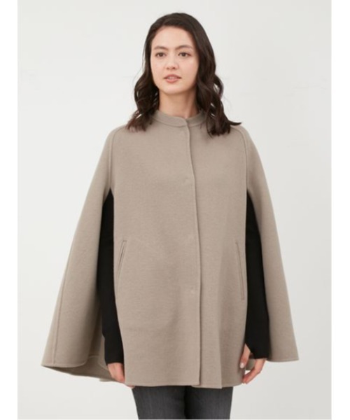 ミラウォーエン　ポンチョ Mila Owen（ミラオーウェン） ポンチョ 0 グレー レディース