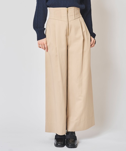 soumo ビックタックチノ ワイドパンツ チノパン 01 31 Sons de mode（トランテアン ソン ドゥ モード） ワイドパンツ