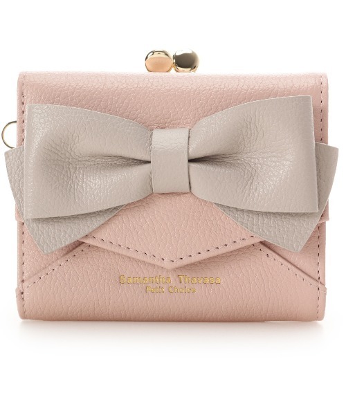 小物 Samantha Thavasa Samantha Thavasa mini crossbody bag with wallet, light pink