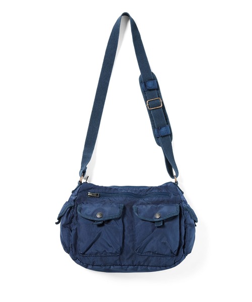 【THISISNEVERTHAT】UL ショルダーバッグ ブルー thisisneverthat ショルダーバッグ Overdyed Shoulder Bag