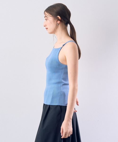 イェッカ ヴェッカ YECCA VECCA [2SET]キャミセット襟付きカーディガン （アイボリー） イェッカ ヴェッカ YECCA VECCA [2SET]キャミセット襟付き
