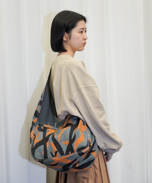 ショルダーバッグ newspaper bag made in usa FREAK'S STORE/キャンバス ニュースペーパーバッグ｜Daytona
