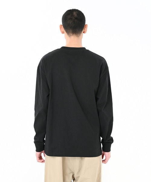 JULIUS パッチロングスリーブTシャツ カットソー ブラック637CPM25 JULIUS パッチロングスリーブTシャツ カットソー ブラック