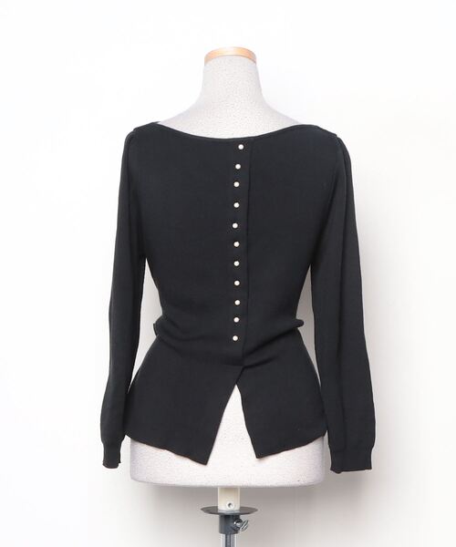 ストロベリーフィールズ　長袖ニット STRAWBERRY-FIELDS（ストロベリーフィールズ） 長袖ニット - レッド