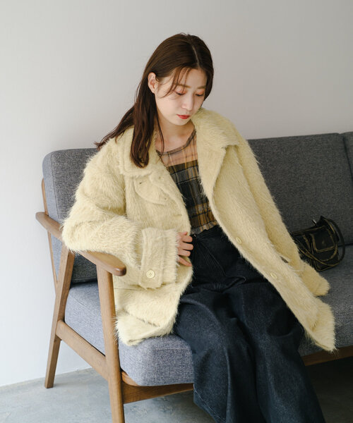 「Kastane」 コート FREE アイボリー レディース_画像6