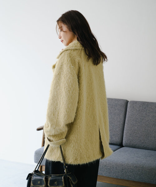 「Kastane」 コート FREE アイボリー レディース_画像8