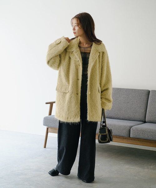 「Kastane」 コート FREE アイボリー レディース_画像9