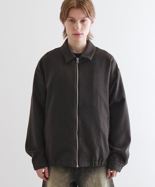 タケオキクチTAKEO KIKUCHI　４ＷＡＹウールライクブルゾン　黒サイズＬ タケオキクチTAKEO KIKUCHI 4WAYウールライクブルゾン 黒