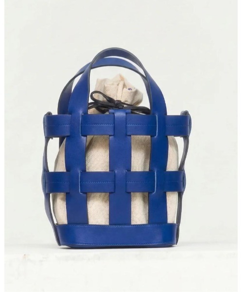 ショルダーバッグ バッグ WOVEN BASKET BAG レディースの画像