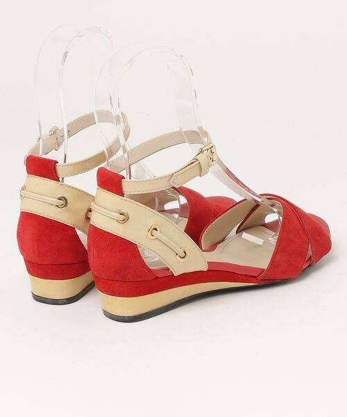 TOD'S 「TOD'S」 フラットサンダル 35 レッド レディース